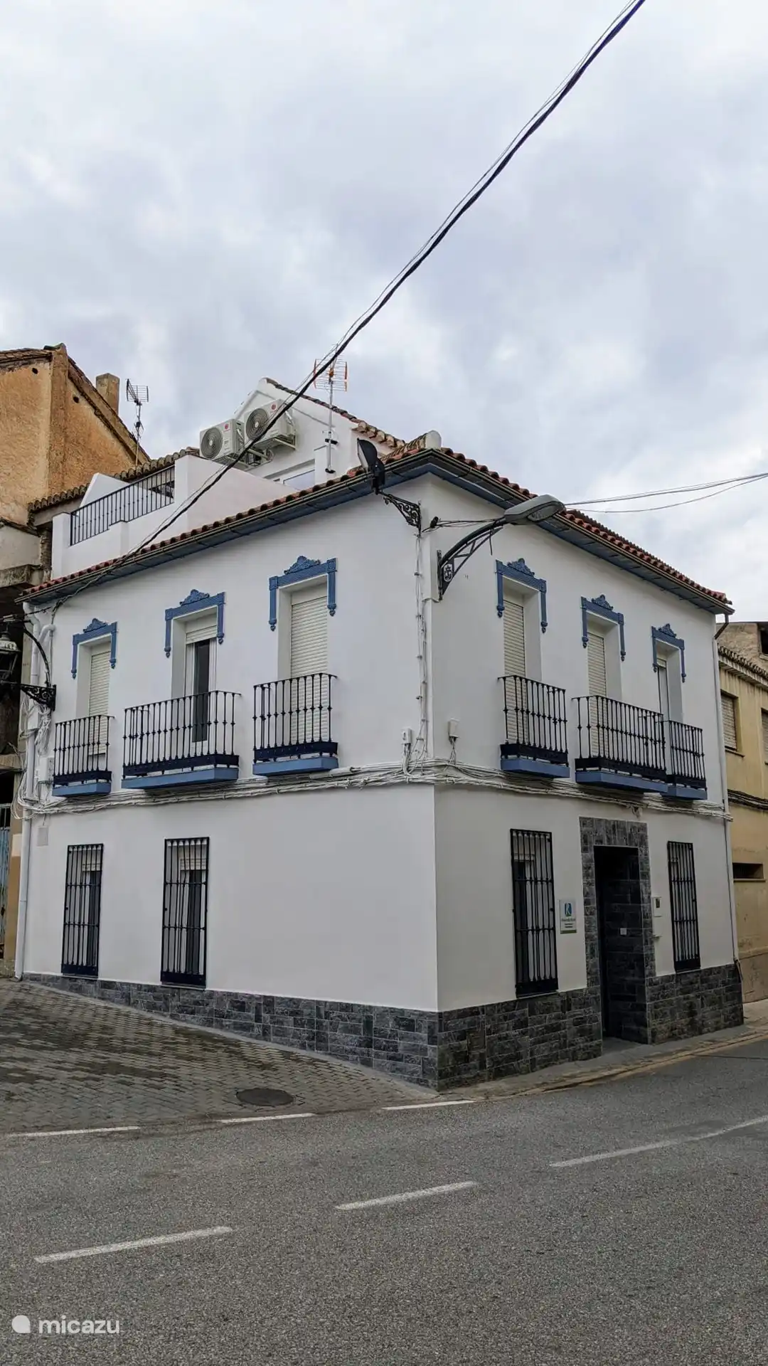 Außenbereich des Ferienhauses