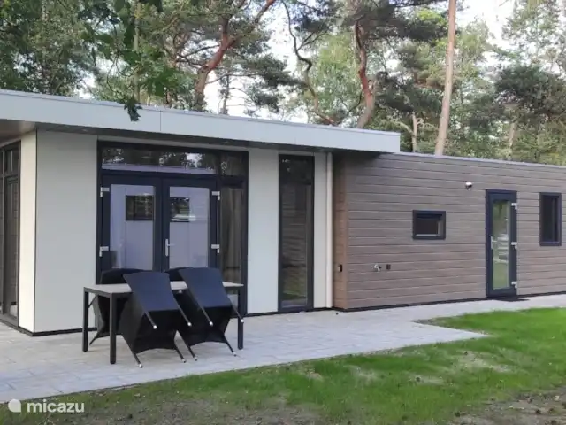 Casa Bosrust : naturellement confortable | Pays-Bas, Overijssel, Haarle - chalet Charmant extérieur sur la terrasse