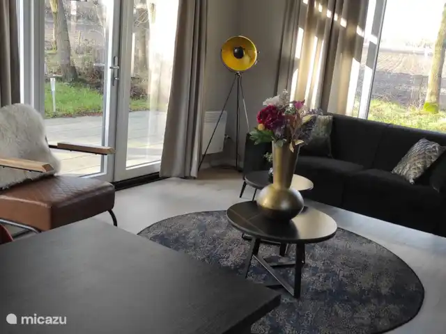 Casa Bosrust : naturellement confortable | Pays-Bas, Overijssel, Haarle - chalet Vue d’ensemble du salon