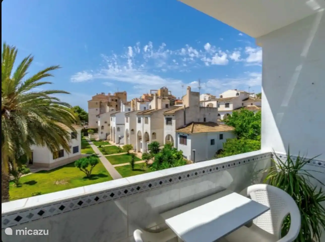 Balcón orientado al sur 