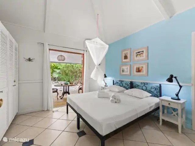Villa Ranje Louise huren in Curaçao, Curacao-Midden, Piscadera - bungalow Slaapkamer met airconditioning