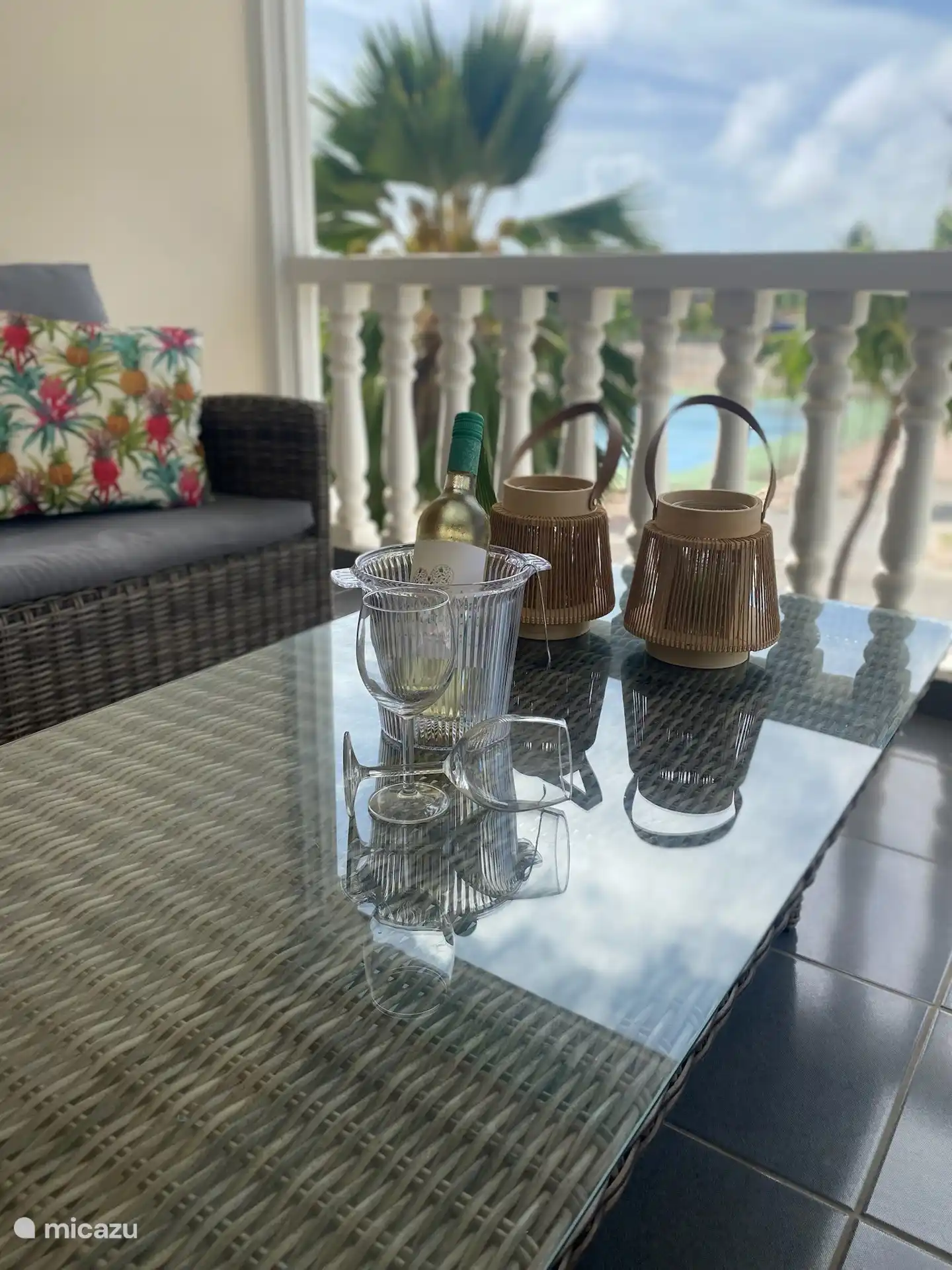 Toast to a beautiful Caribbean day!