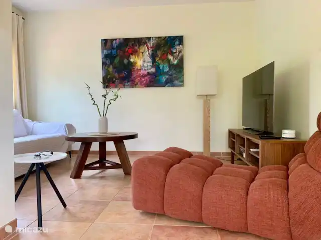 villa huren in Spanje, Costa Brava, Sant Feliu de Guíxols – Villa Casanova  Tv ruimte