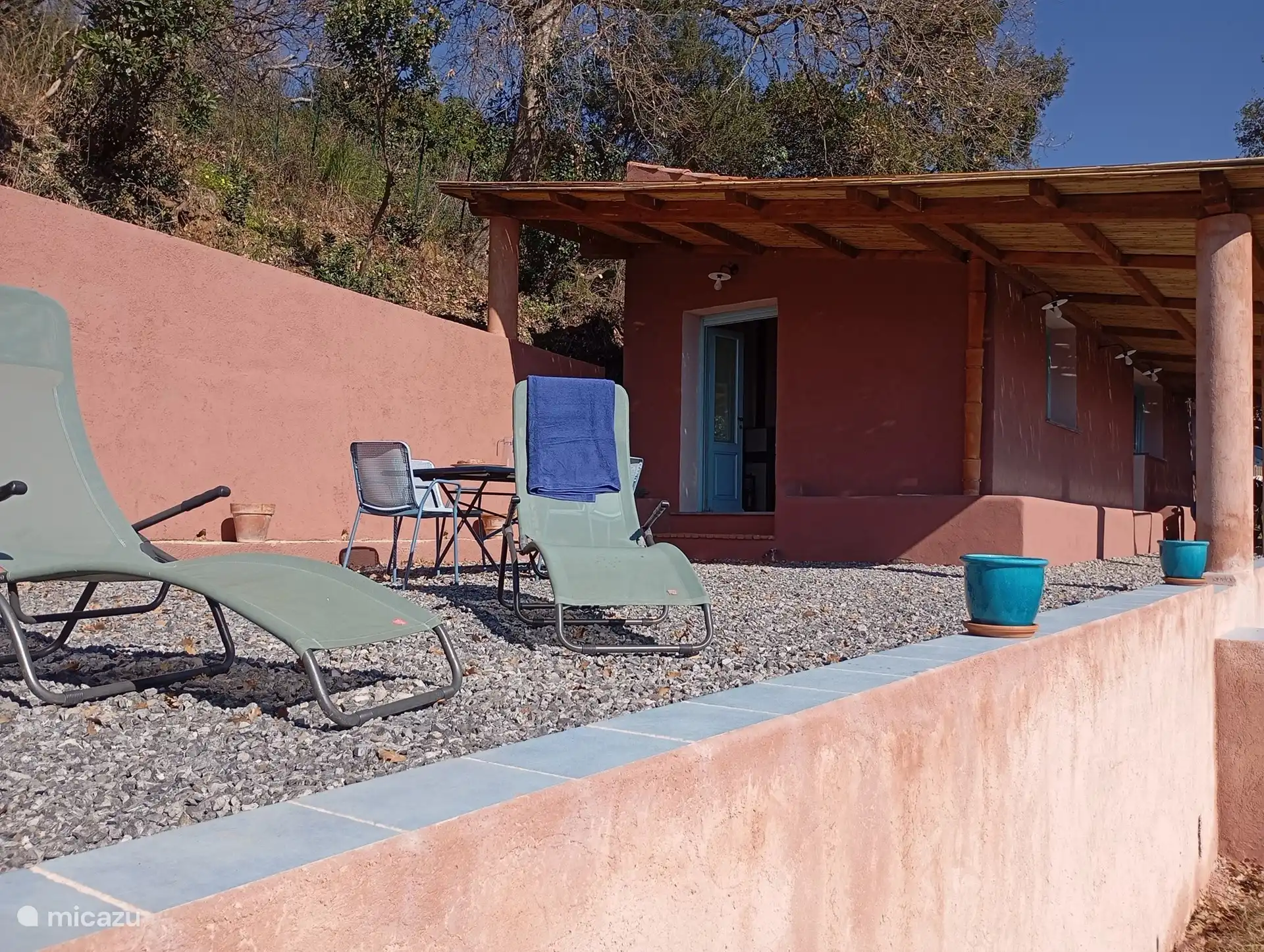 Panoramaterrasse im mediterranen Stil