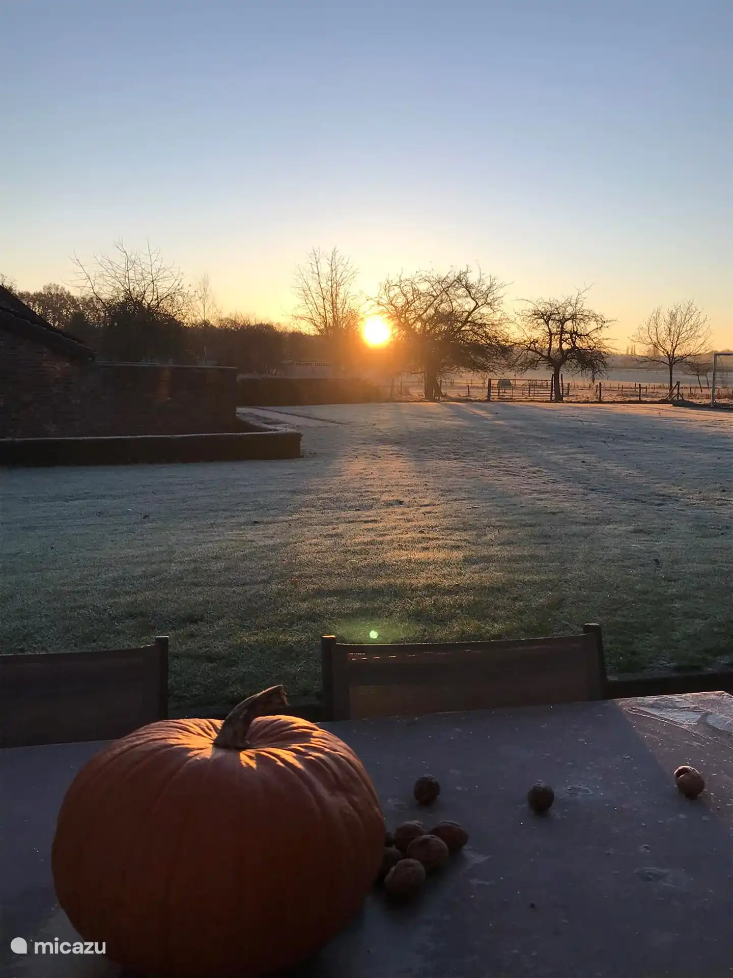 Blick von der Terrasse.