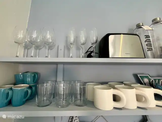 Apartamento Blue Icon en Mambo Beach en Curazao, Banda Arriba (este), Mambo Beach - apartamento Una cocina moderna y totalmente equipada con todo para que tengas grandes comidas.