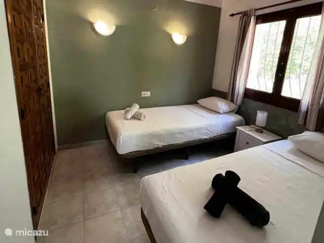 villa huren in Spanje, Costa Blanca, Alcalali – Villa Relax De 2e slaapkamer met twin beds