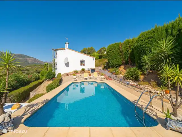 villa huren in Spanje, Costa Blanca, Alcalali – Villa Relax Villa Relax van vòòr de verbouwing.