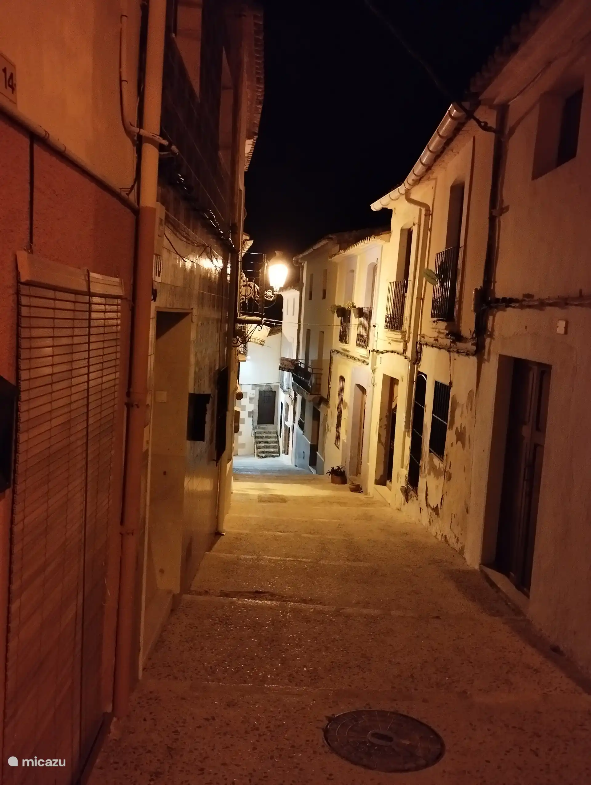 Rue typique de Teulada 
