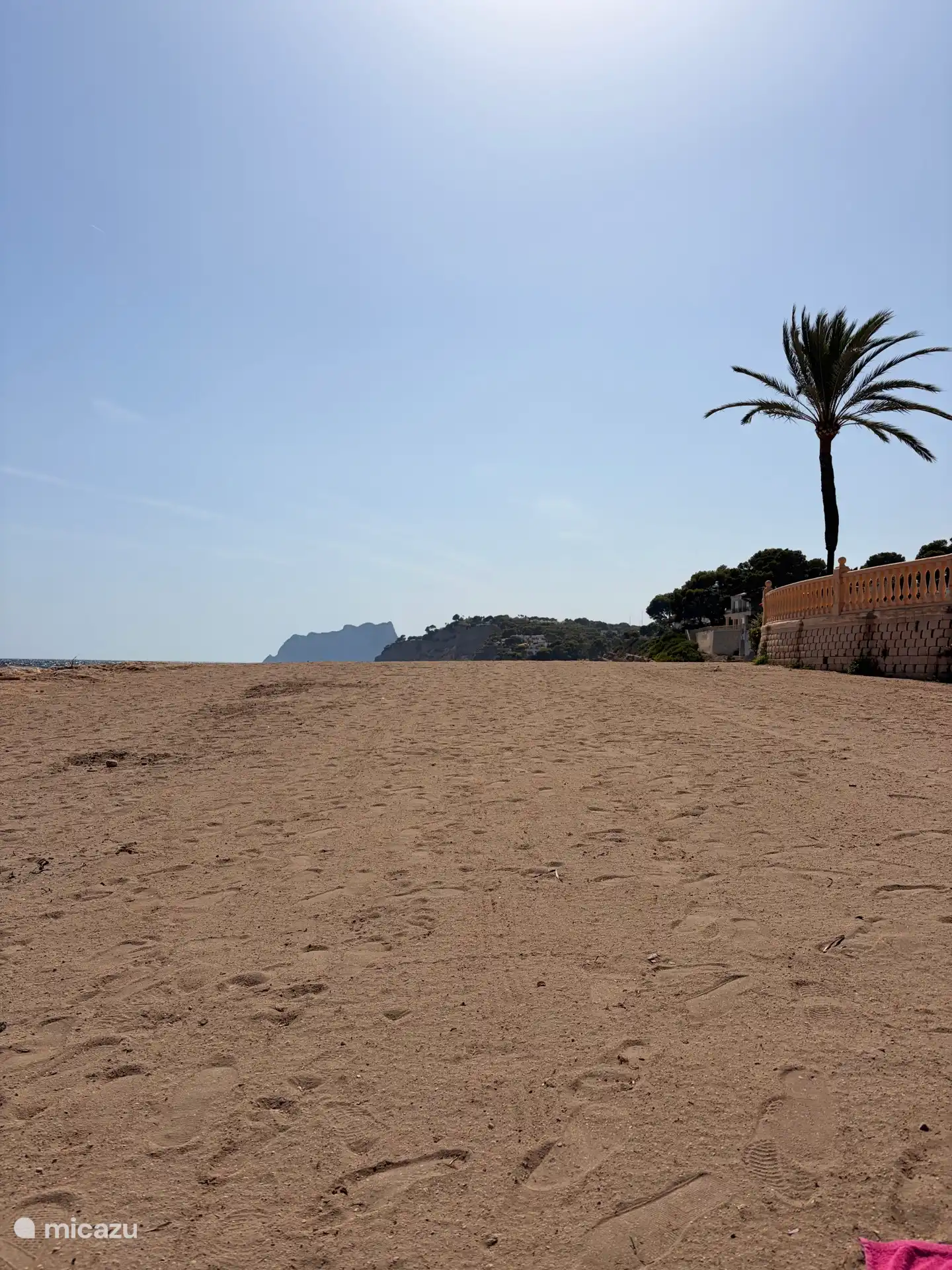 Plage tranquille à Moraira Les Platgetes