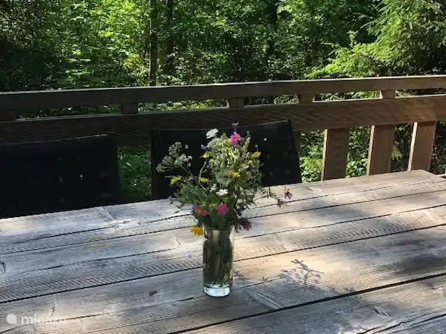 Bungalow Durbuy en Bélgica, Ardenas, Durbuy - casa vacacional Balcón