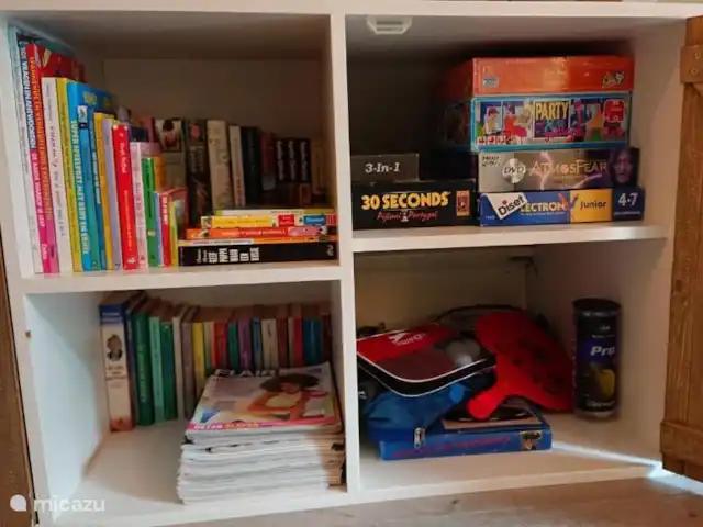 Bungalow Durbuy en Bélgica, Ardenas, Durbuy - casa vacacional Juegos, juguetes y libros