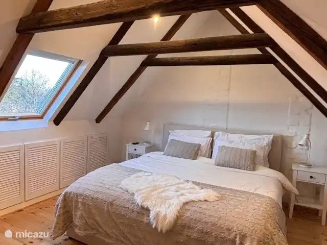 casa vacacional en Hungría, Tatabánya, Moszgo – Fehér Borház Dormitorio