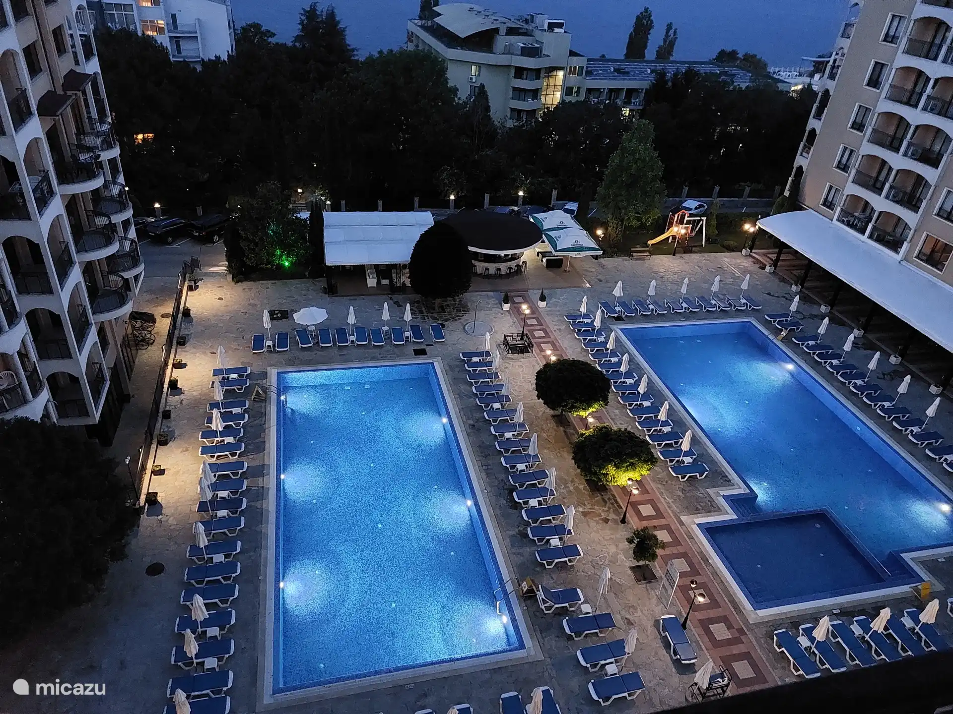 Uitzicht in het donker