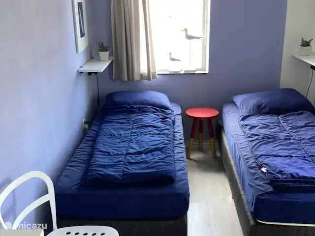 Parque de vacaciones de Krim. 724. en Países Bajos, Texel, De Cocksdorp - casa vacacional Dormitorio planta baja.