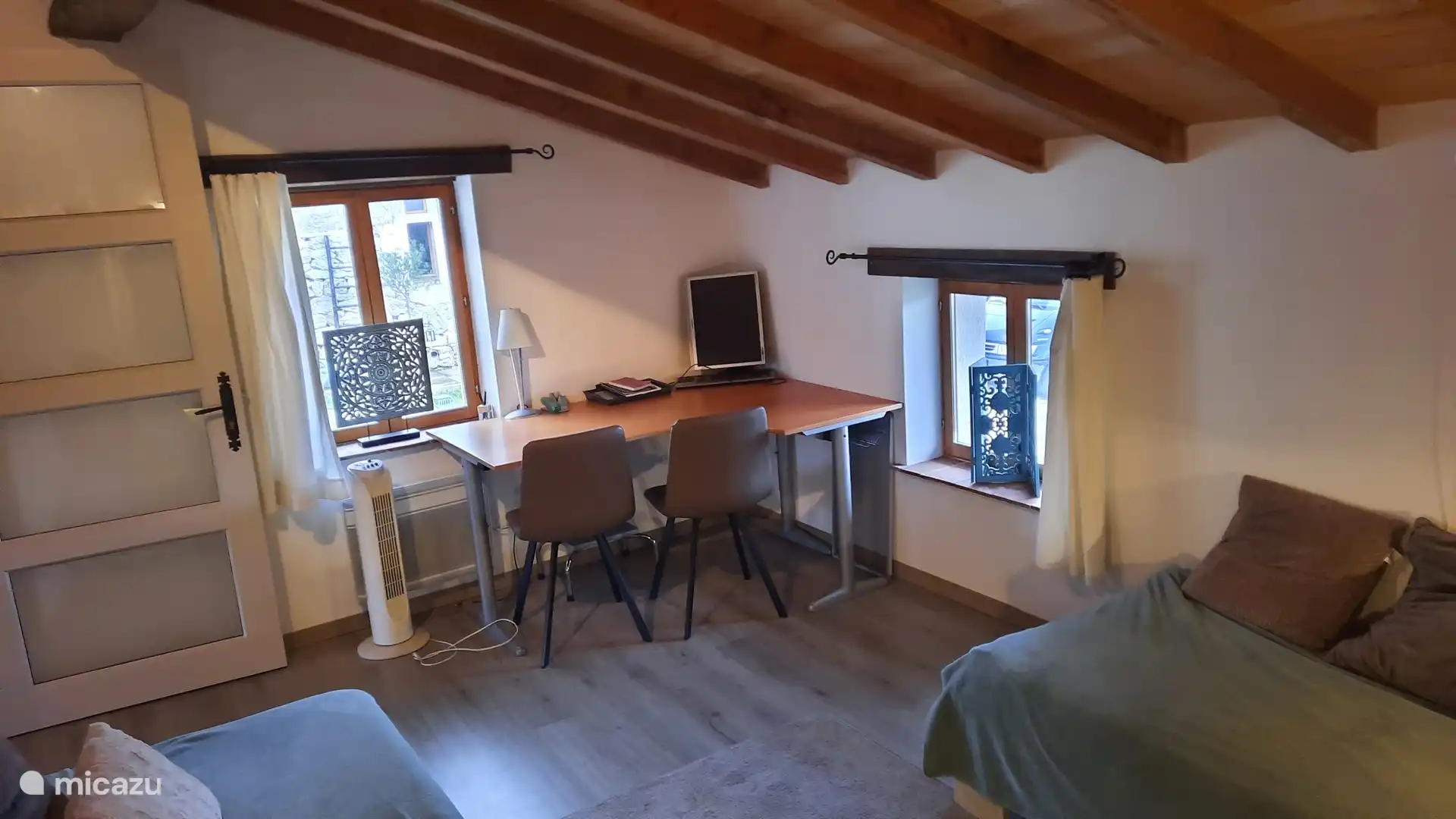 Slaapkamer 3 met 2 aparte bedden