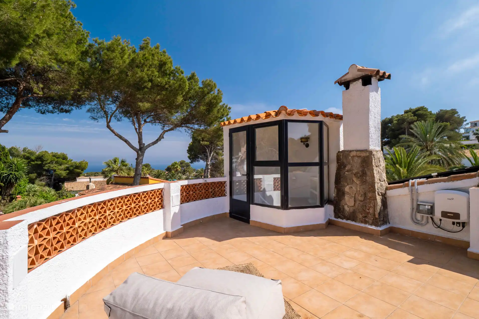 Dachterrasse mit Meerblick