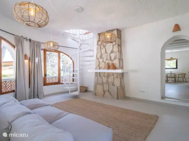 Villa Xabia  | Espagne, Costa Blanca, Jávea - villa Naya avec escalier menant à la terrasse sur le toit