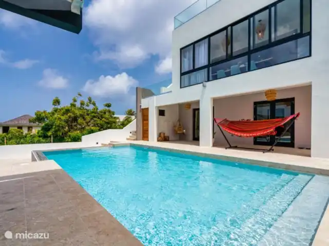 Villa Coastal Bliss en Jan Thiel en Curazao, Banda Arriba (este), Vista Royal - villa ¿Te ves acostado en esa hamaca?