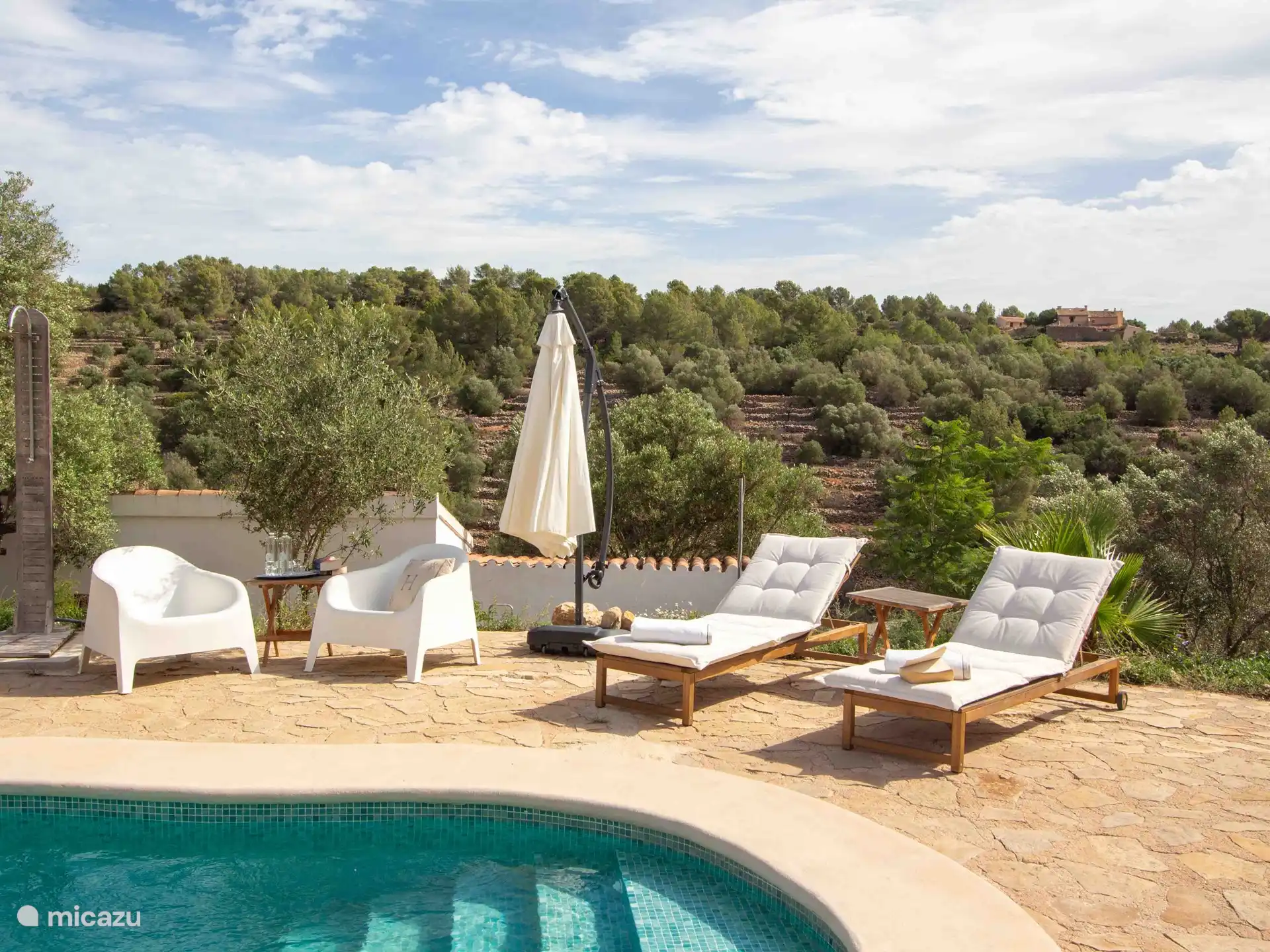 Finca Jabali - Zwembadgedeelte. 