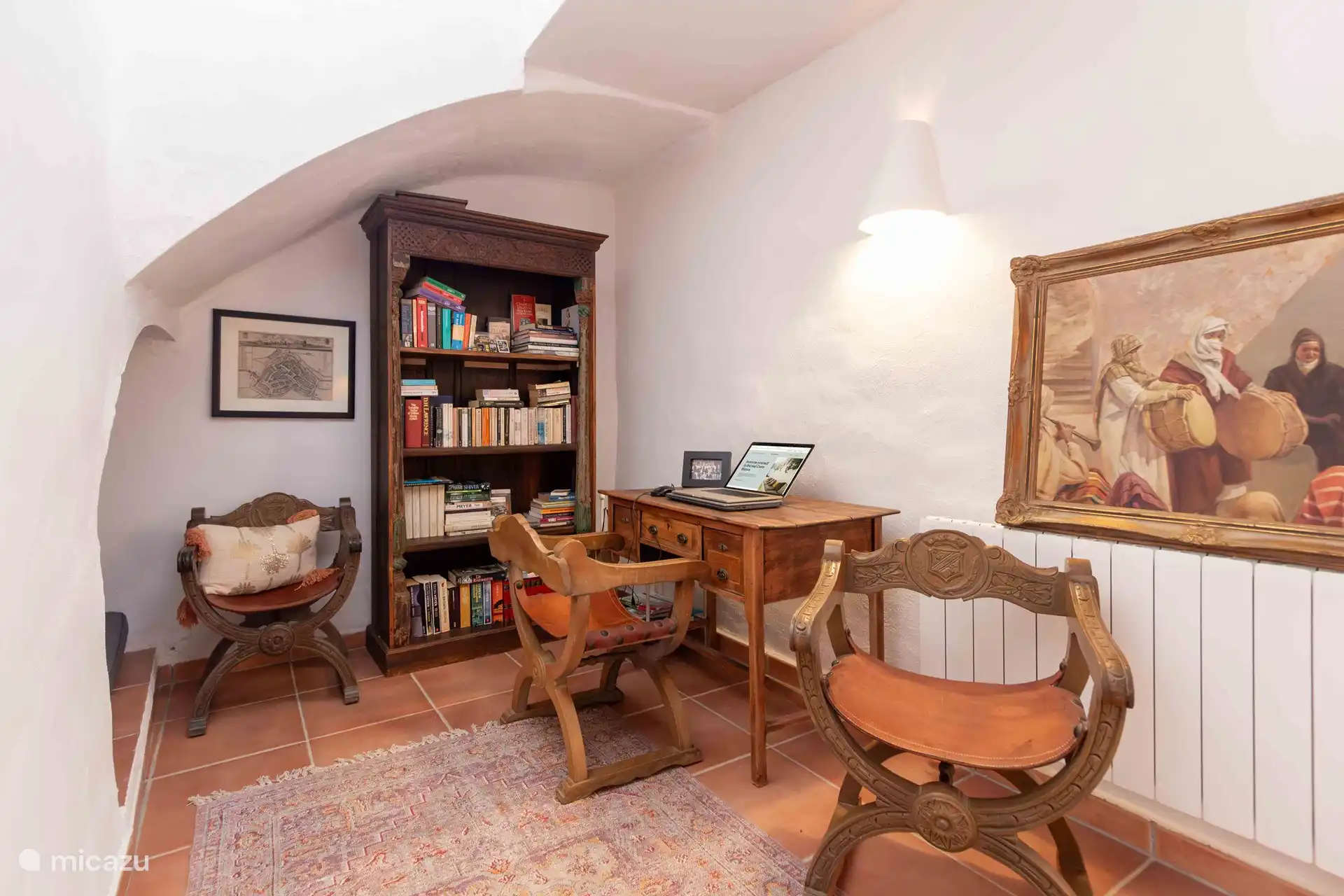 Finca Jabali - Bureau op de benedenverdieping. 