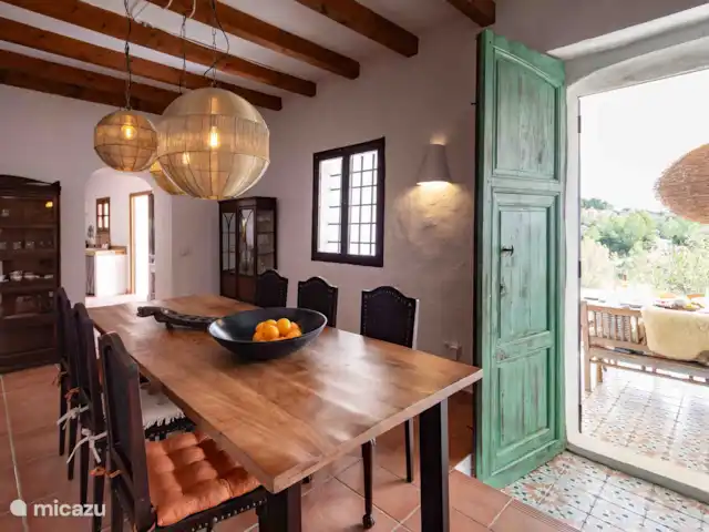 Finca Jabali | Espagne, Costa Blanca, Lliber - ferme Finca Jabali - Beneden leefruimte met toegang naar het overdekte terras.