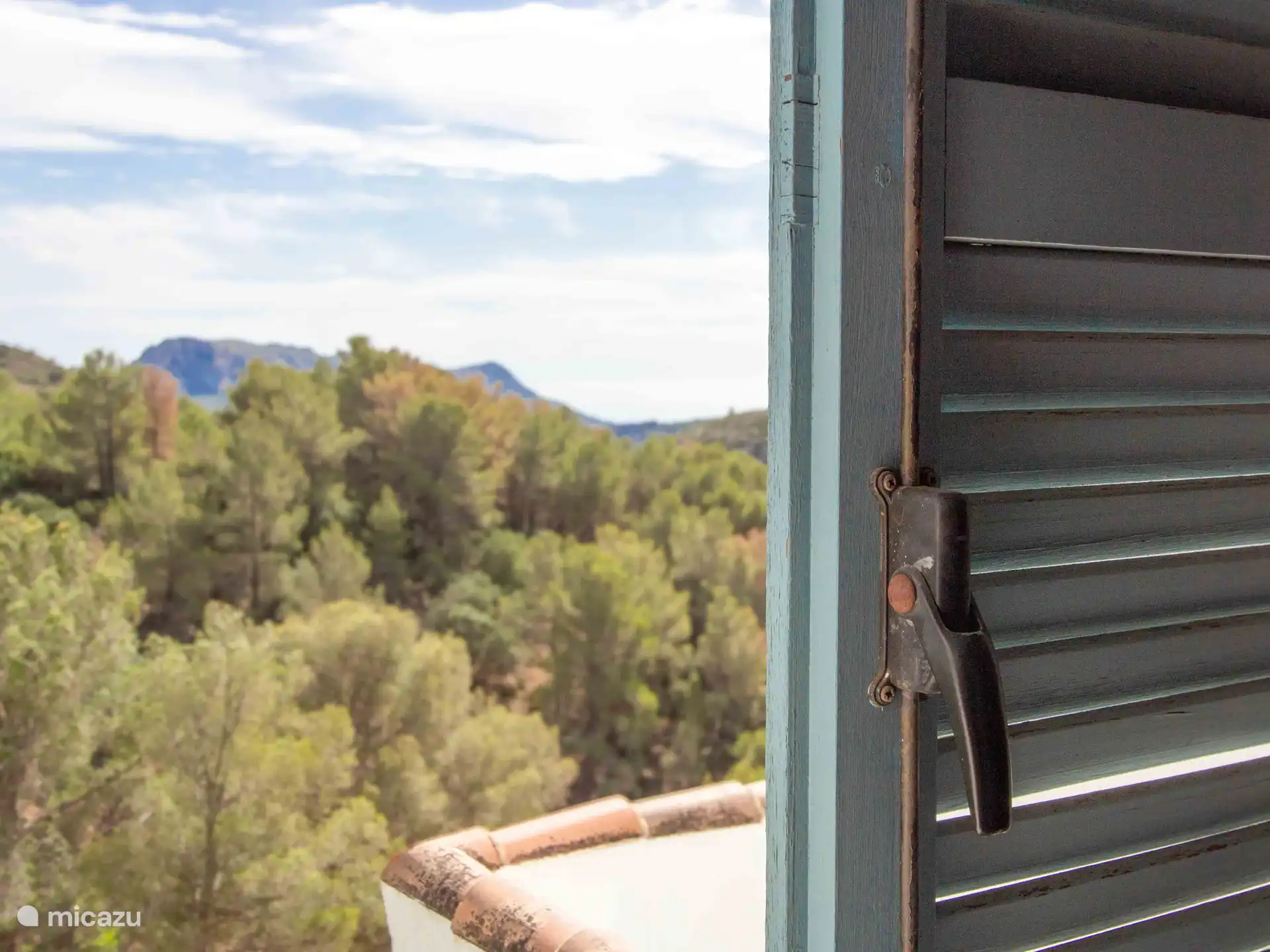Finca Jabali - Zicht vanuit de Hauptschlafzimmer.