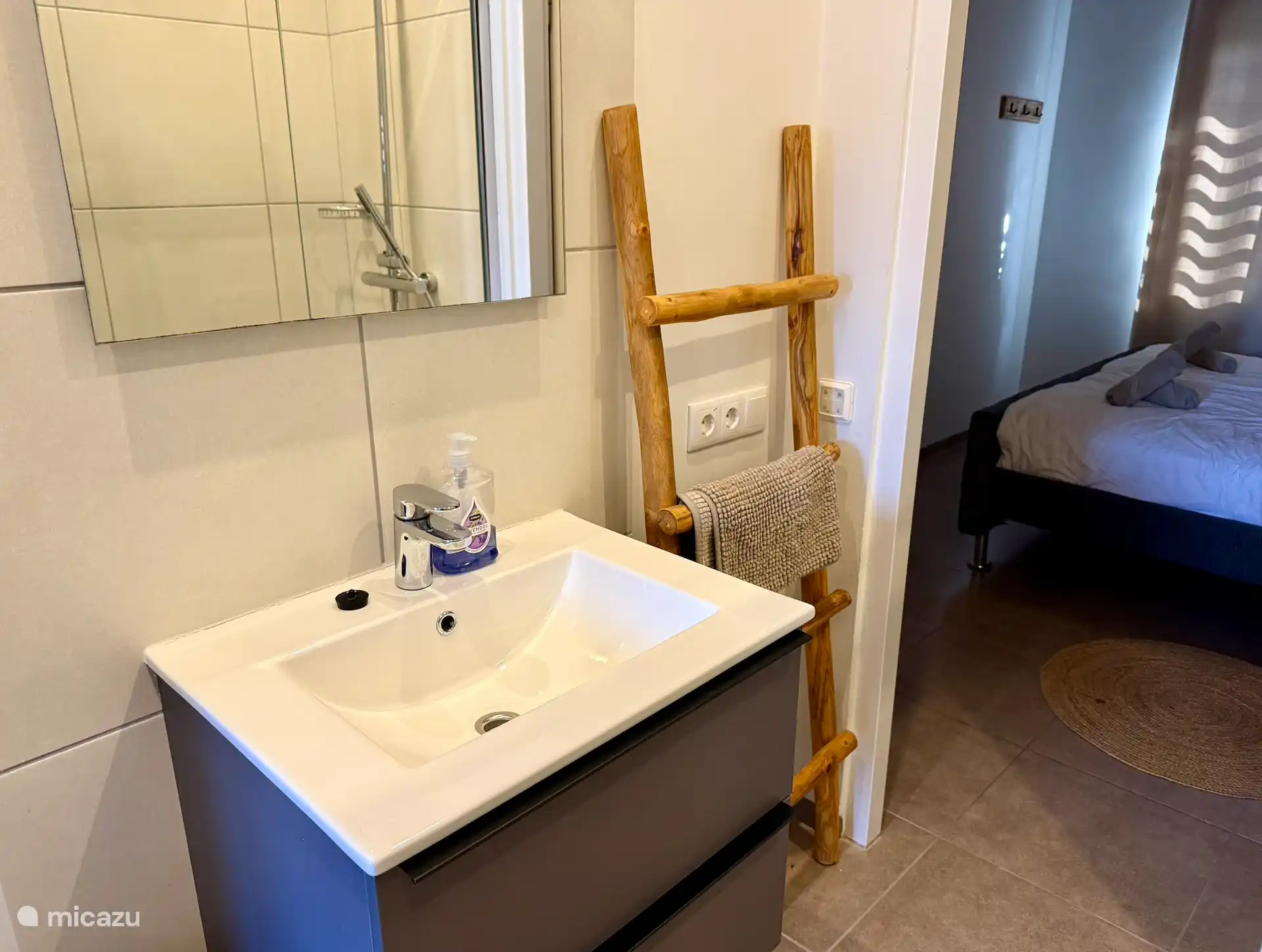 A hair dryer is available.