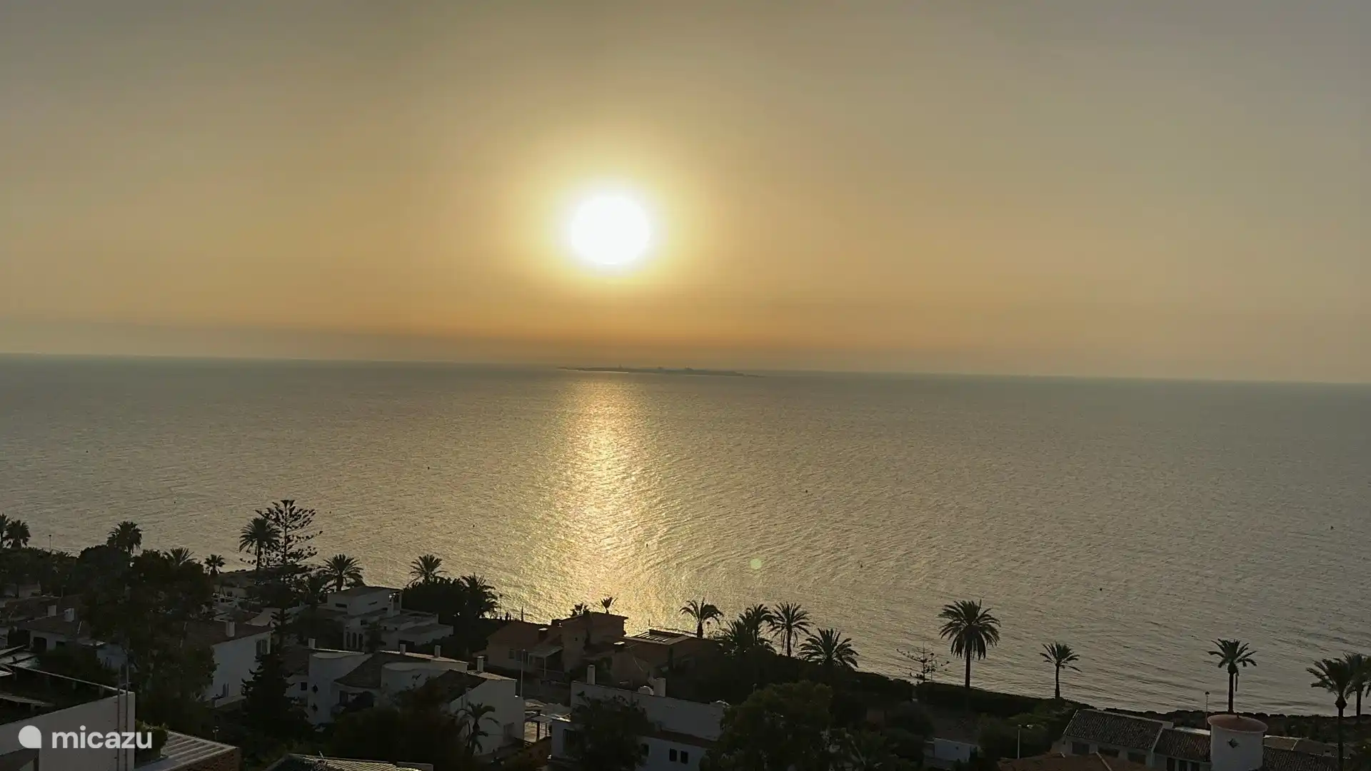 Sunrise in the east of the city