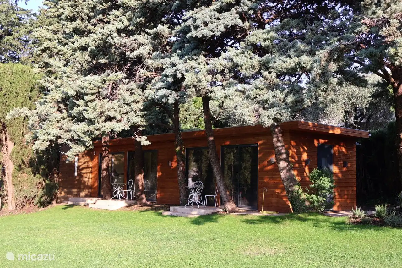 The studio from the garden