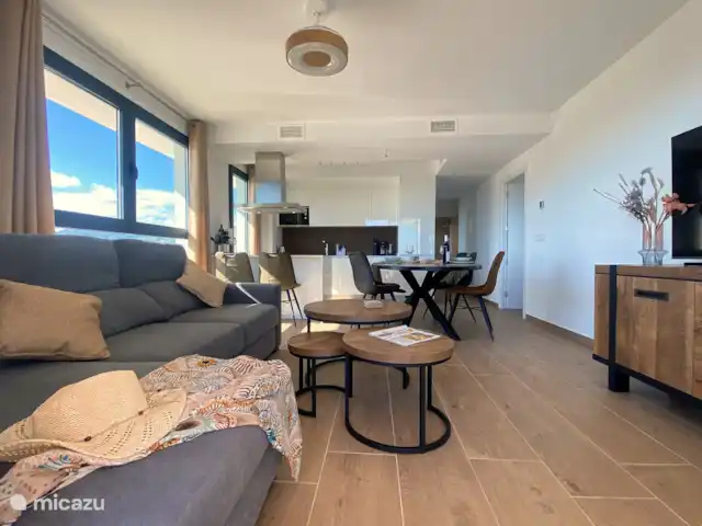 Appartement Plage Vista Torres  | Espagne, Costa Blanca, Villajoyosa - appartement Beach Apartment Vista Torres - Leefruimte met eettafel.