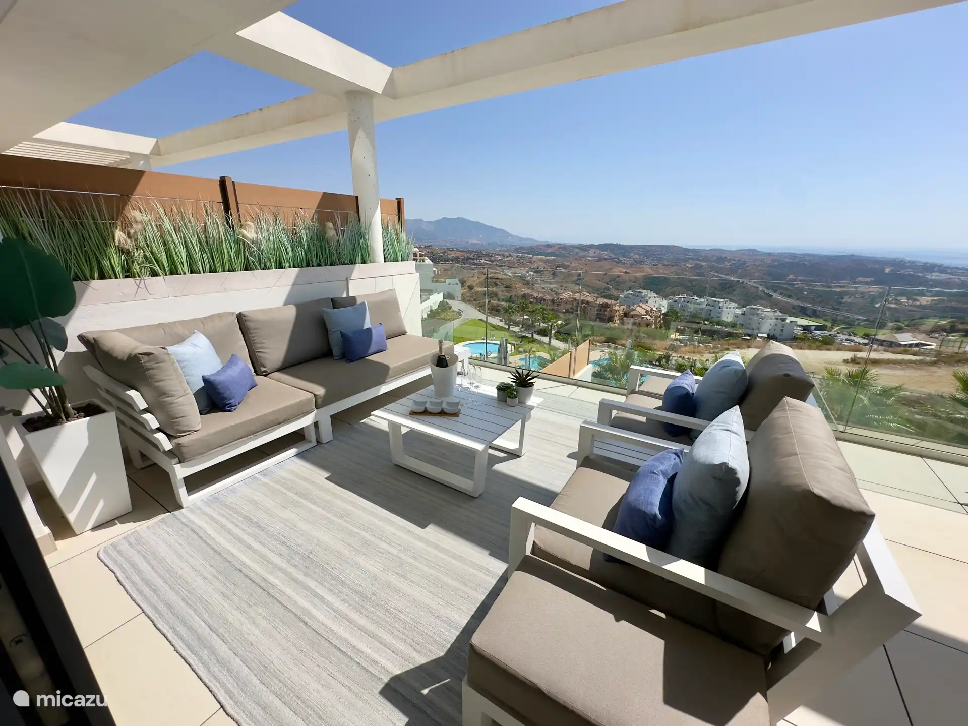 Détendez-vous dans le salon sur la terrasse