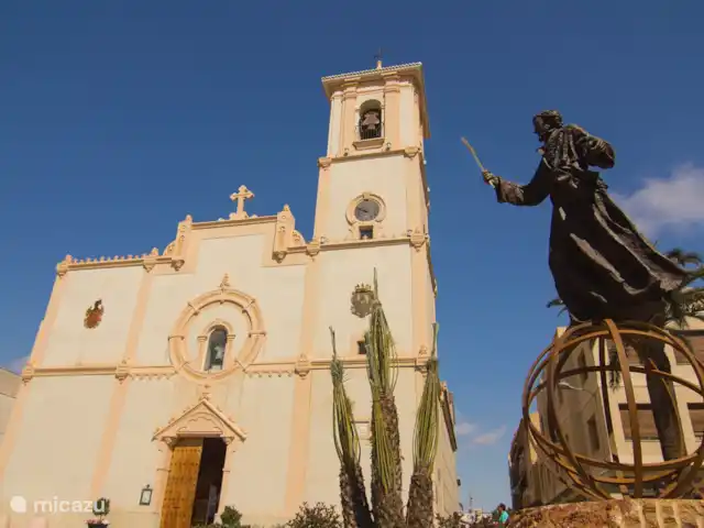 Location de Vacances Espagne, Murcia, Santiago de la Ribera, maison de vacances - Casa Luna Église de San Javier