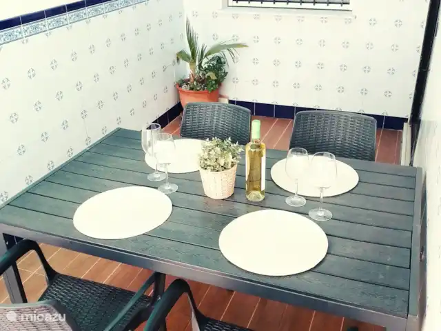 Location de Vacances Espagne, Murcia, Santiago de la Ribera, maison de vacances - Casa Luna Terrasse dans la cour arrière