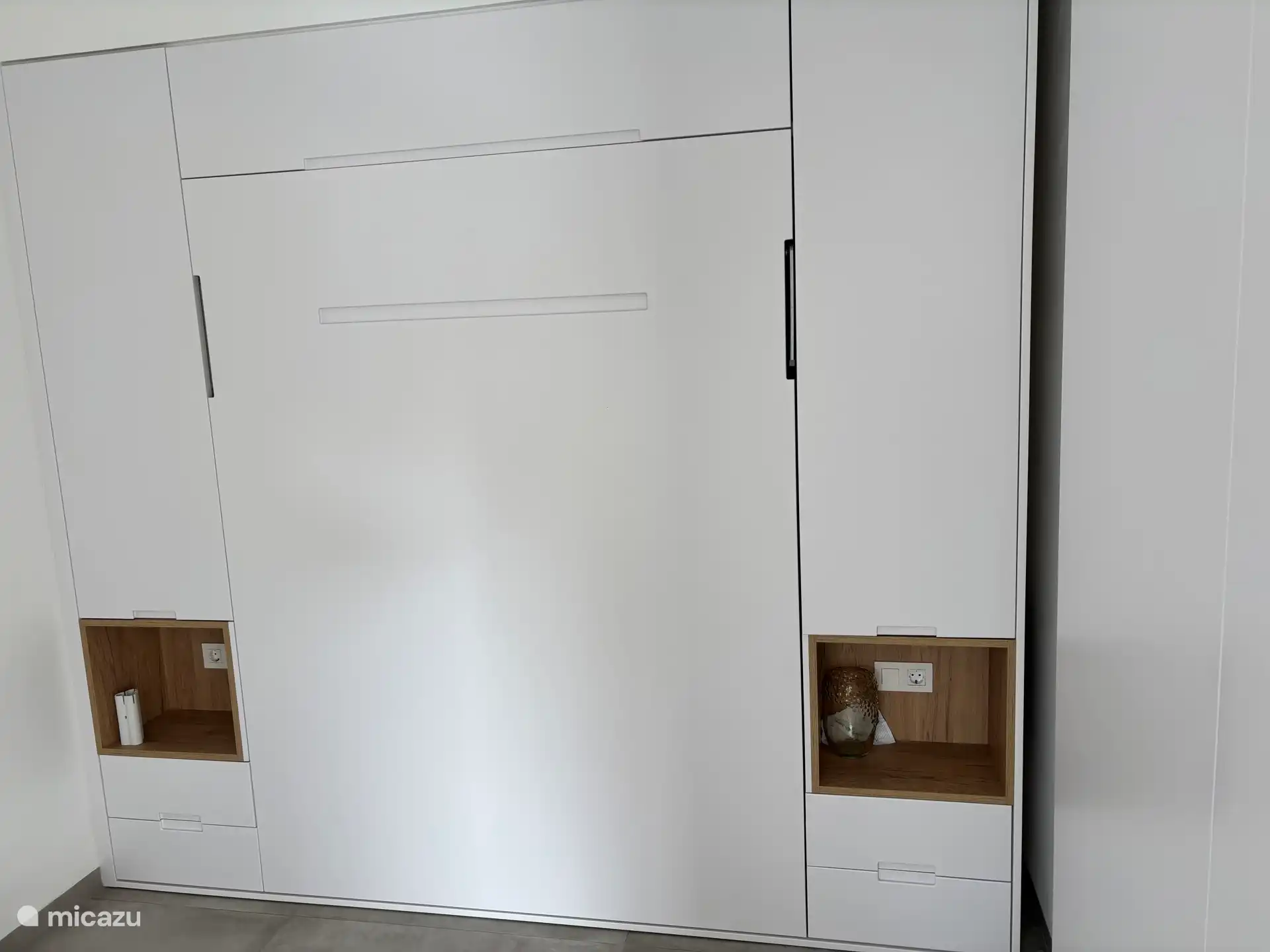 Slaapkamer met opklapbed