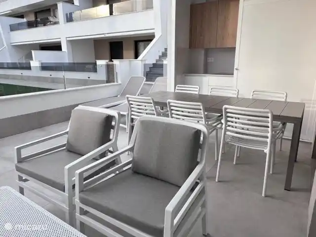 El Rincon del Pozo | Espagne, Murcia, San Pedro del Pinatar - appartement Mobilier de terrasse : table avec 6 chaises - 4 places et table basse