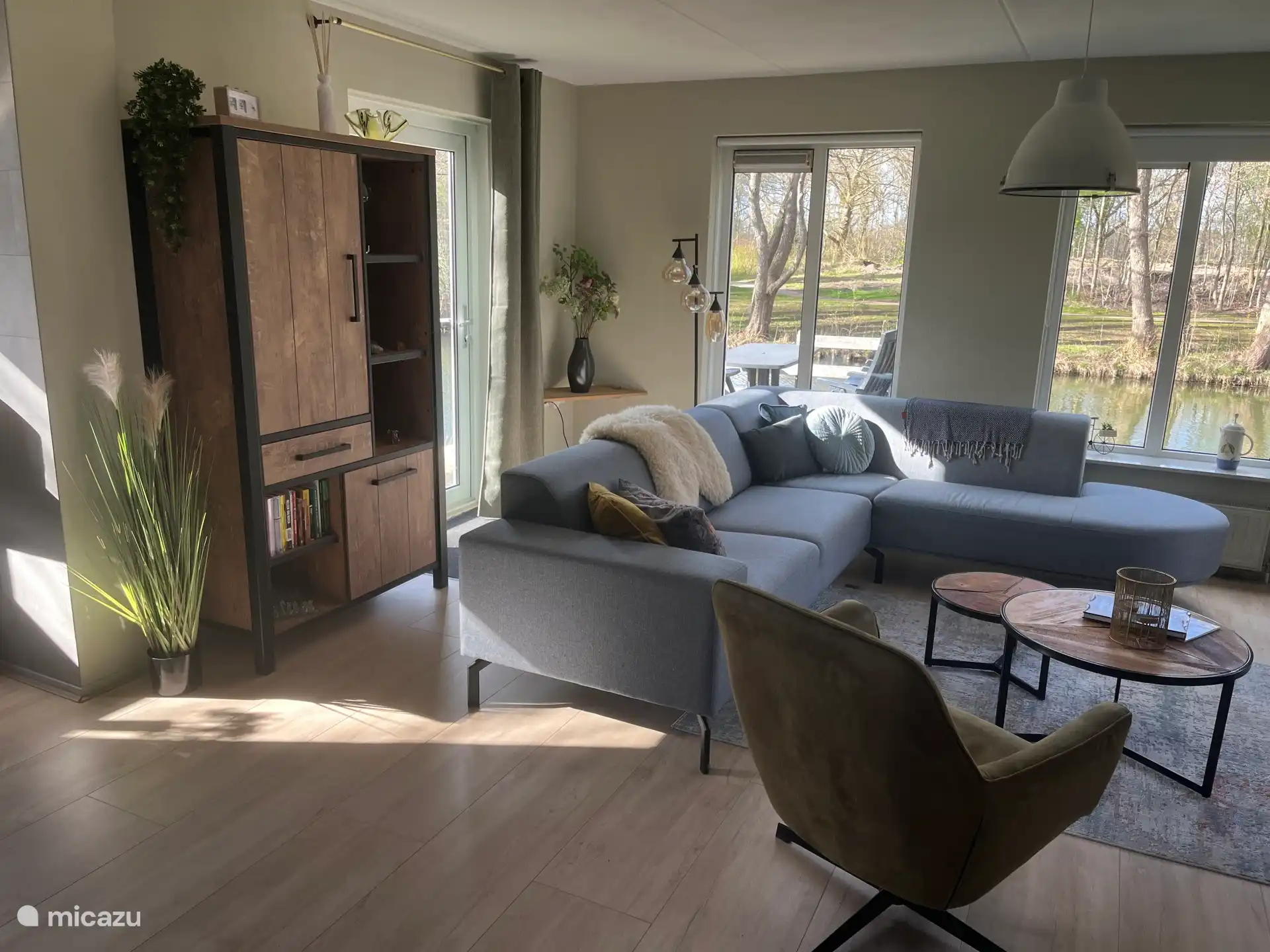 Schöne Aussicht aus dem Wohnzimmer