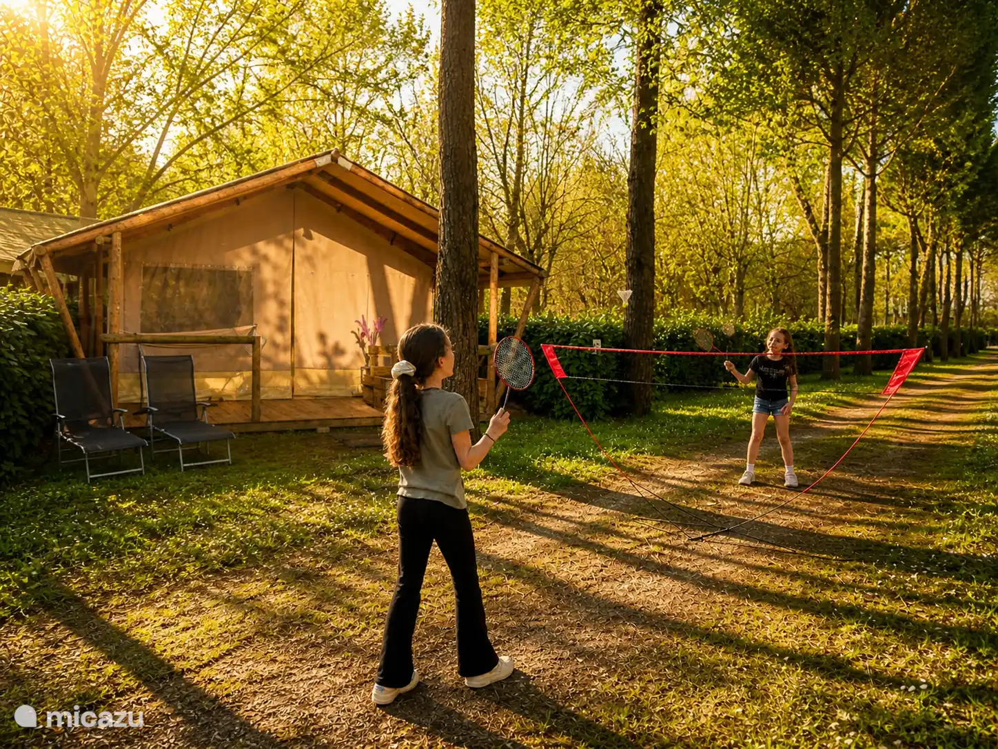 Tennis, Italy, Tuscany, Capannoli, glamping / safari tent / yurt Adventure in Tuscany 