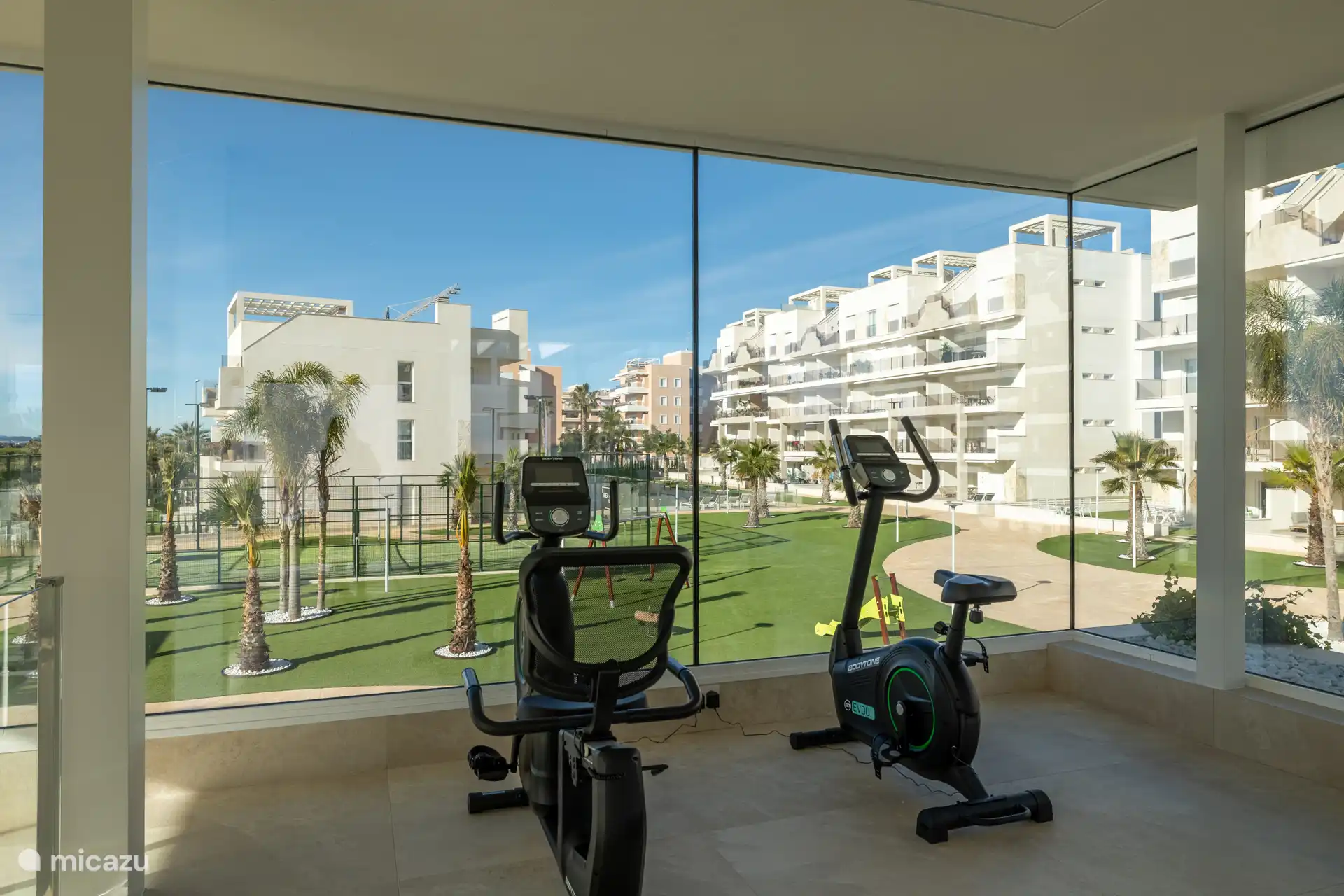 fitness met uitzicht