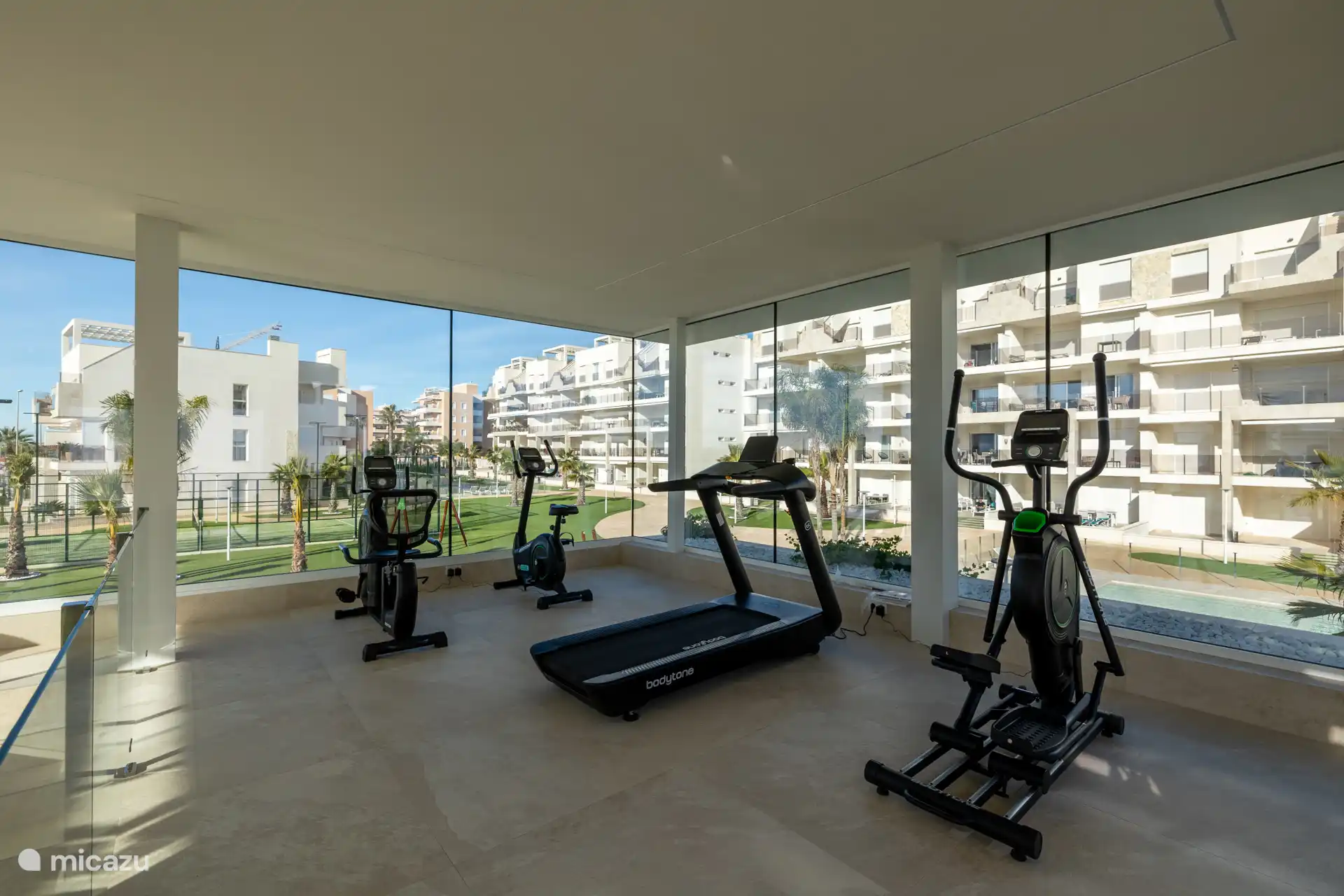 fitness met uitzicht