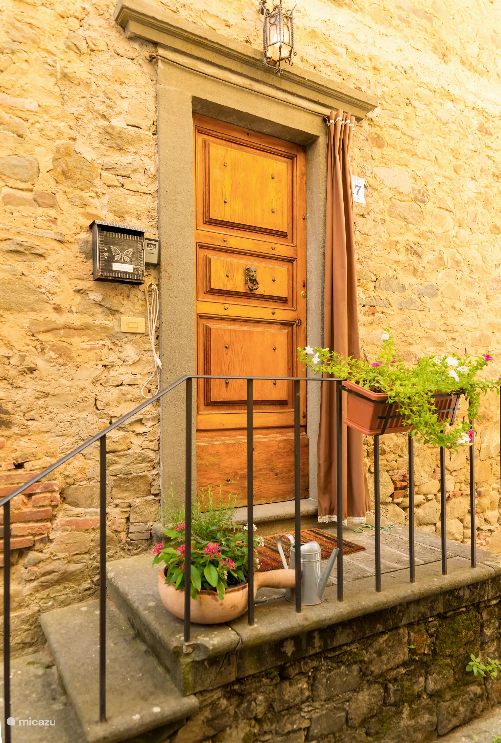 De entree van onze woning.