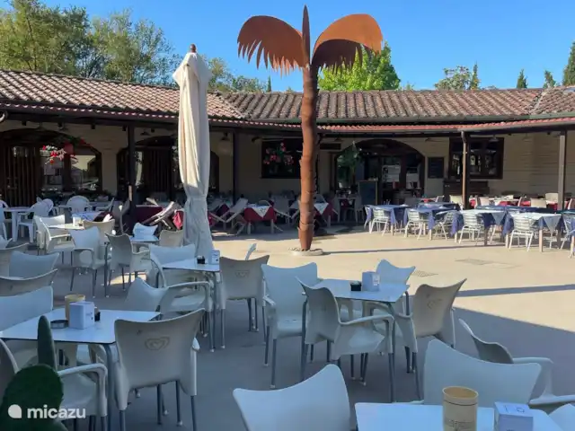 Glamping vakantie Viareggio huren in Italië, Toscane, Viareggio - glamping / safaritent / yurt Restaurant camping