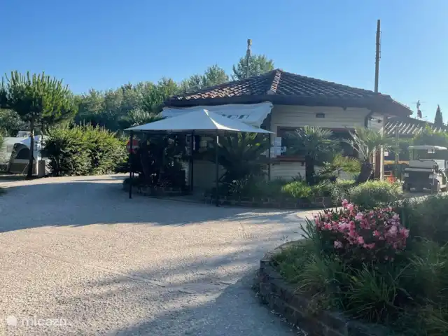 Glamping vakantie Viareggio huren in Italië, Toscane, Viareggio - glamping / safaritent / yurt Aankomst receptie