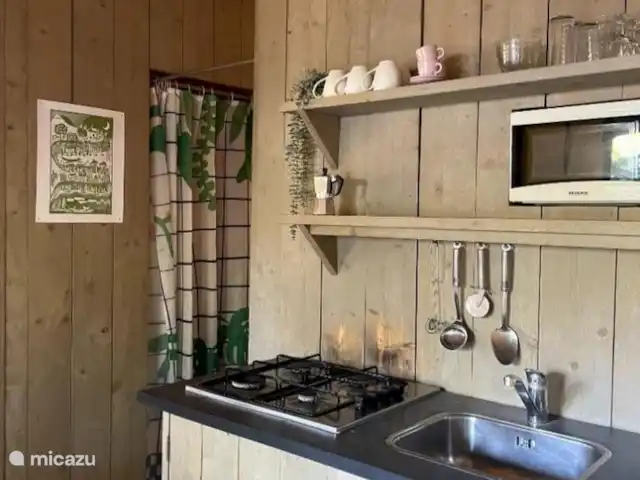 Glamping vakantie Viareggio huren in Italië, Toscane, Viareggio - glamping / safaritent / yurt Keuken