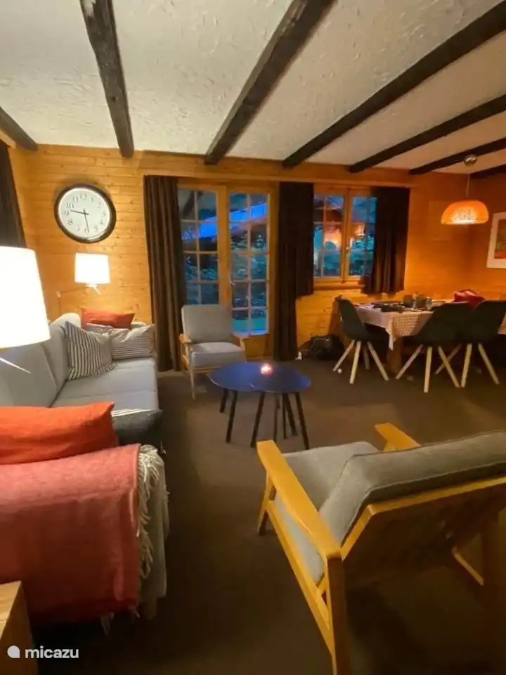 Sitting area and dining area