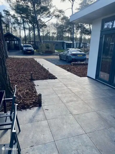 garden with large terrace