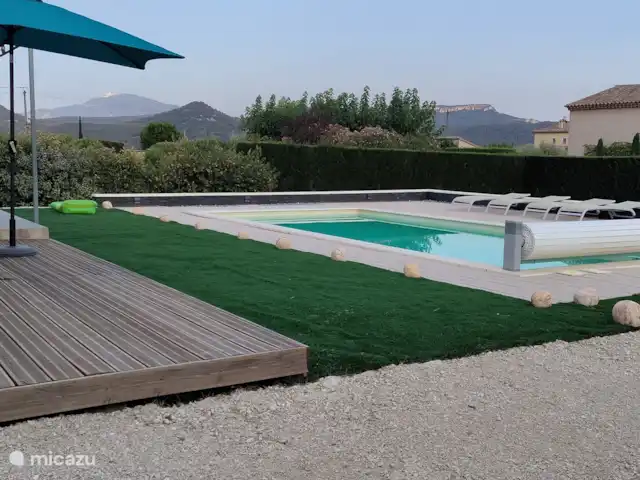 Maison Xiano - Rasteau Mont Ventoux | France, Vaucluse, Rasteau - maison de vacances Terrasse + terrasse en bois supplémentaire
