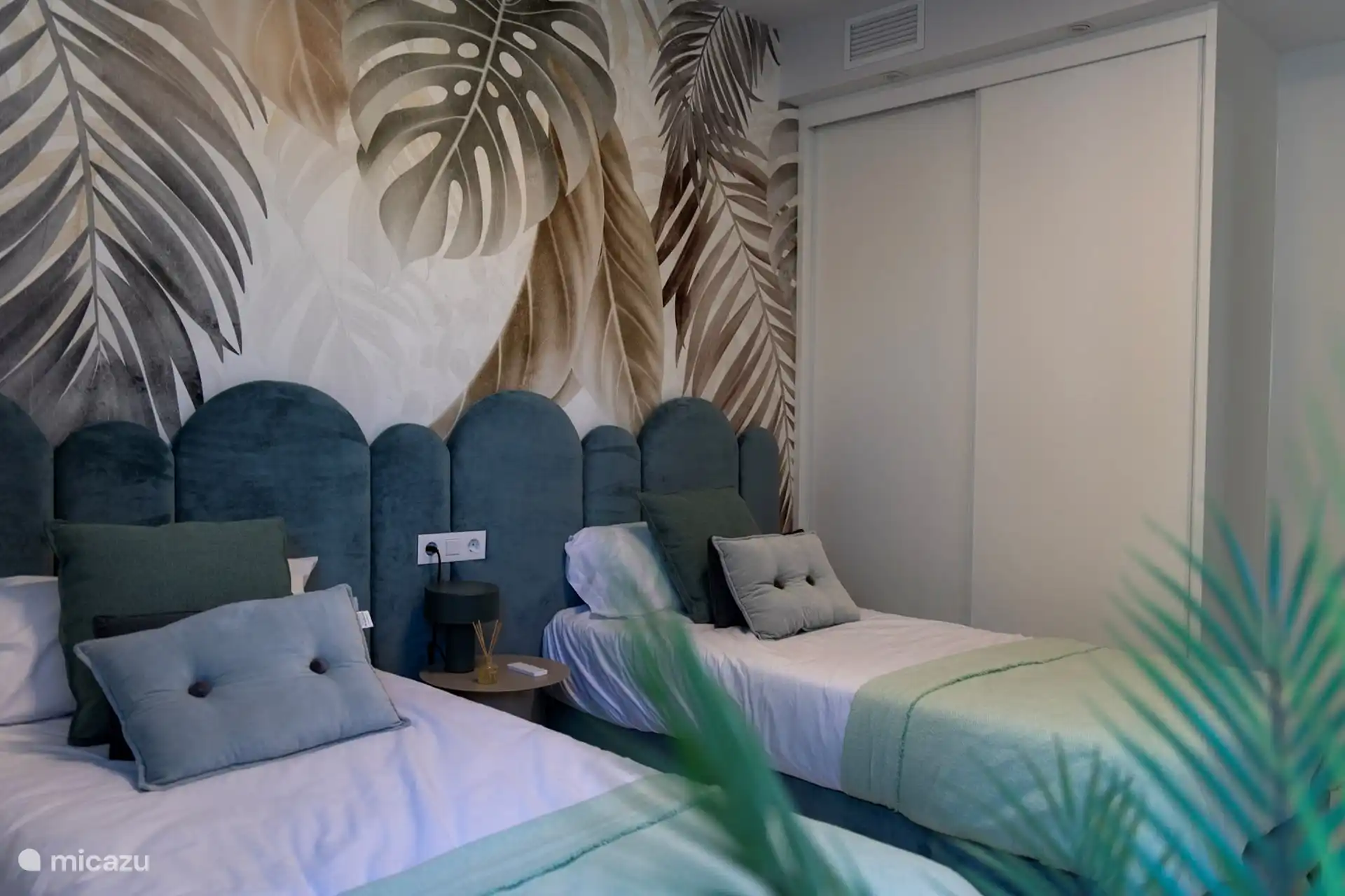 En el segundo dormitorio hay dos camas que se pueden juntar como se desee.