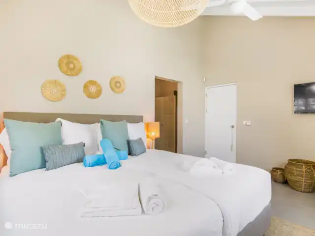 Villa Toucan Curacao huren in Curaçao, Banda Ariba (oost), Jan Thiel - villa Grote slaapkamer 2 met badkamer en suite
