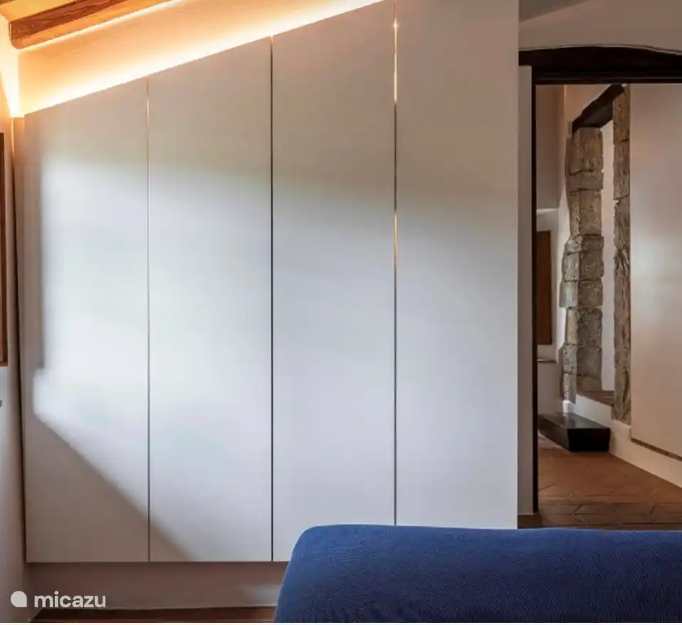 the built-in wardrobe